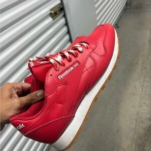 Reebok Men's Bold Red Athletic Sneakers